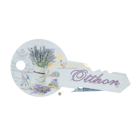 Key support with flowers