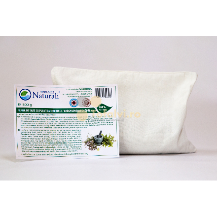 Pernă de sare cu plante medicinale