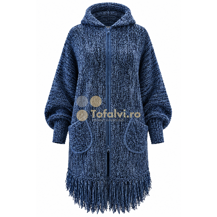 Poncho blue