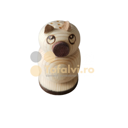 Solniţă din lemn porc 10buc/set