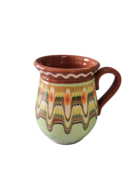 Painted mug Horezu - Magazin suveniruri - Tofalvi