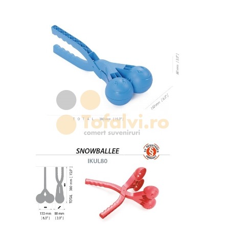 Snowball making machine double