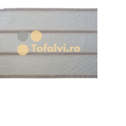 Faţă de masă dreptunghiulară  în culoare alb