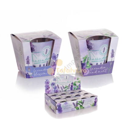 Lumânâr Bartek 115 gr  LAVENDER 12buc/set
