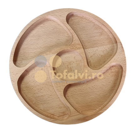 Kerek vágódeszka négy részes 30cm