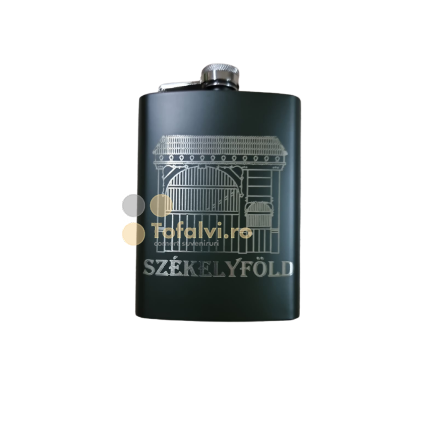 Ploșcă mare din metal Székelyföld