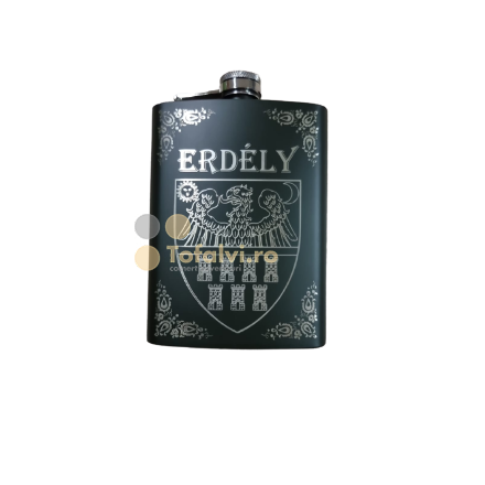 Ploșcă mare din metal Erdély 2