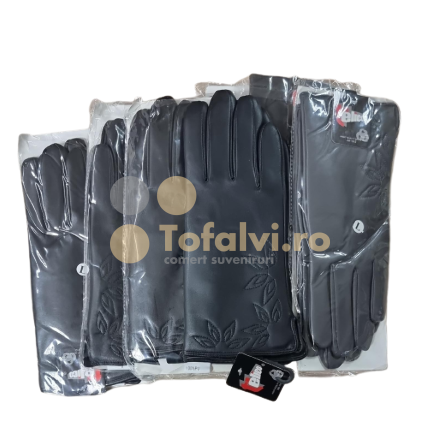 Női műbőr kesztyű