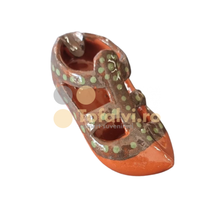 Kis kerámia bakancs 11X4,5cm