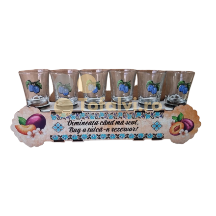 Plum cup holder + message