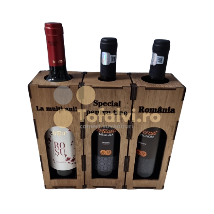Brown box for wine