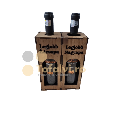 Brown box for wine