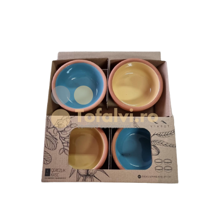 Tál szett 10x4cm 4 db/csomag 