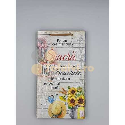 Tablou cu mesaj Soacră