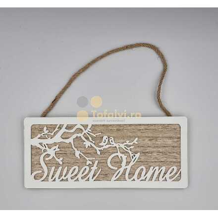 Sweet Home painting with double string 23cm