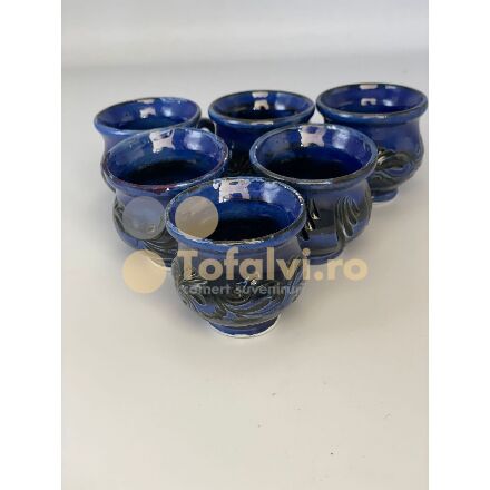 Cana din ceramica pictat manual 6buc/set