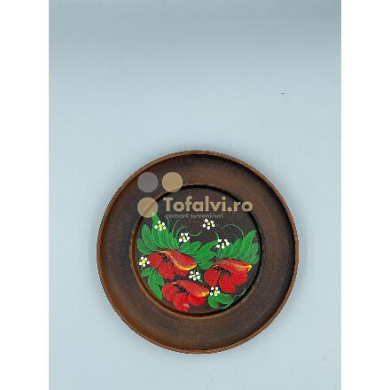 Farfurie pictata cu flori 