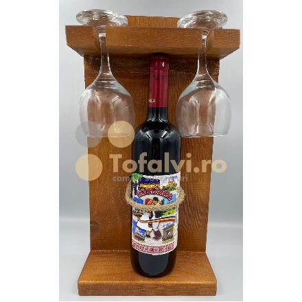 Minibar ket poharral borral 