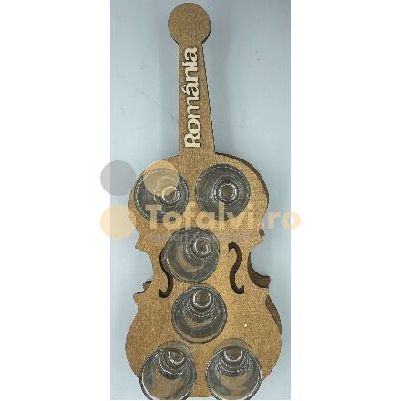 Violin with six cups 