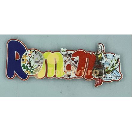 Magnet cu România și țǎrǎncuțǎ 10buc/set
