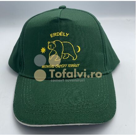 Green man hat with Romanian inscription 