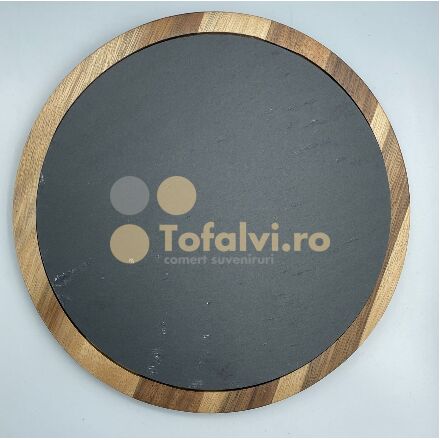 Akàcfa vàgòdeszka kö betèttel 