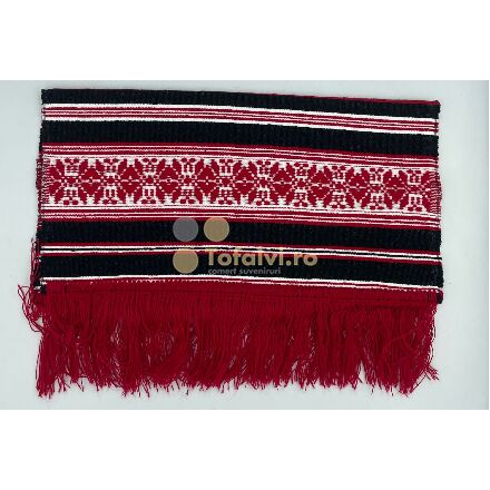 Tradițional towel red with Black 