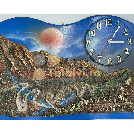 Ceas cu traseul Transalpina /Transfagarasan 