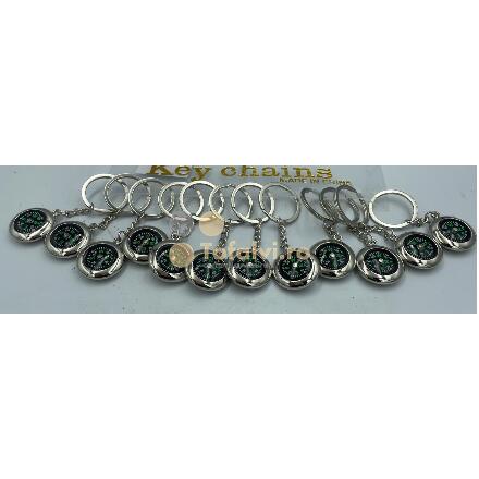 Breloc metal tip compas 12buc/set 