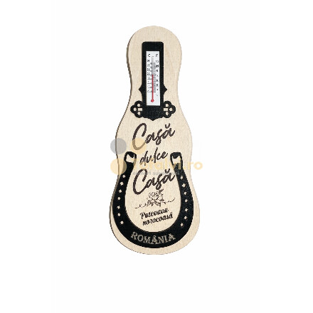 Termometru decorativ de perete „Casă dulce casă”