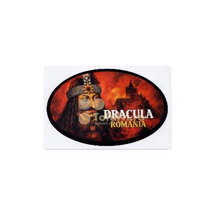Drakula – Románia | Ovális dekoratív automatrica12drb/szett