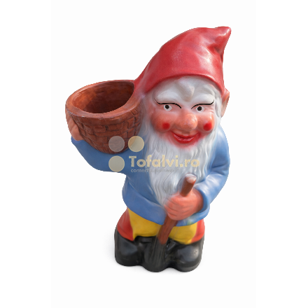 Kerti törpe virágtartó kosárral