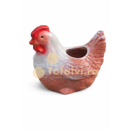 Tyúk alakú virágtartó