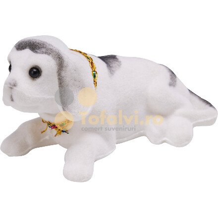 Figurină decorativă câine (catifelat) pentru mașina