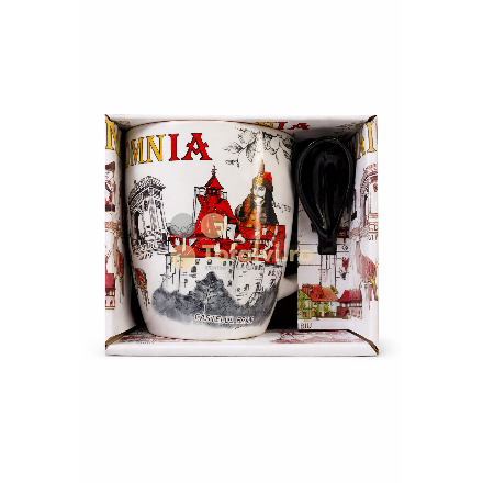 Romania Souvenir Mug – Bran Castle Gift Box Included