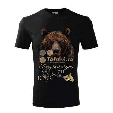 Tricou Transfăgărășan DN7C cu urs brun