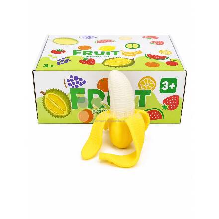 Jucărie Squishy în formă de banană decojită12buc/set