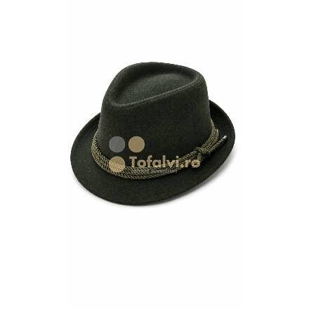 Green  Hat with Decorative Cord