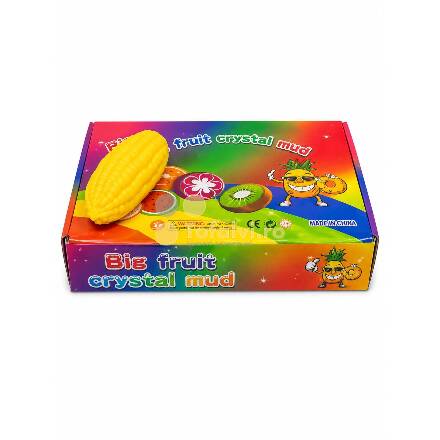 Slime cristal în formă de porumb, jucărie antistres elastică pentru copii 12buc/set