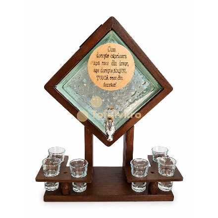 Minibar rustic cu robinet