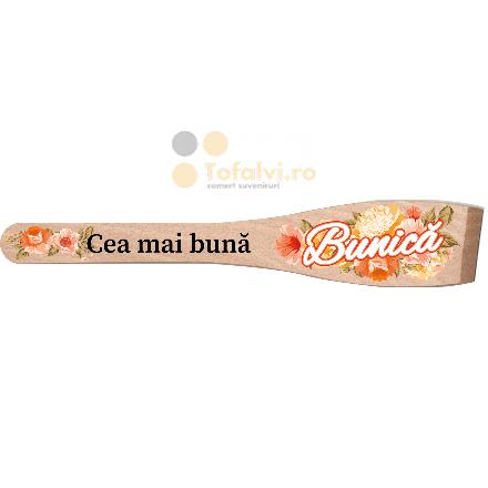 Spatulă decorativă din lemn „Cea mai bună Bunică”10buc/set