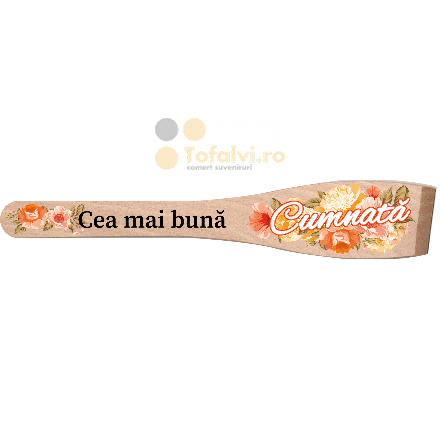 Spatulă decorativă din lemn „Cea mai bună Cumnată”10buc/set 