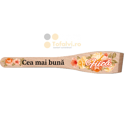 Spatulă decorativă din lemn „Cea mai bună Fiică”10buc/set