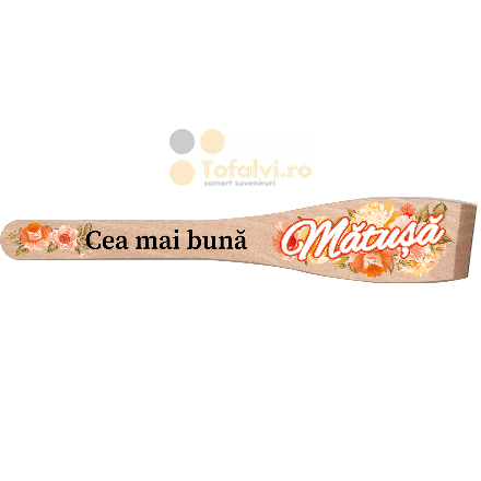 Spatulă decorativă din lemn „Cea mai bună Mătușă”