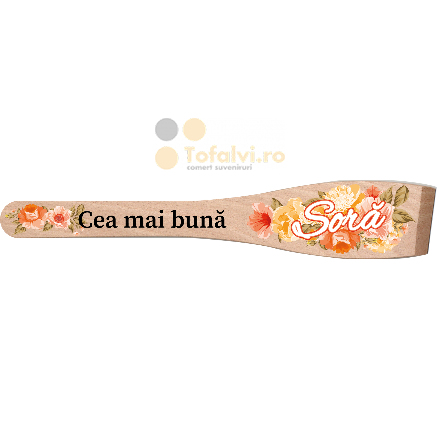 Fa spatula „A legjobb Nővér”10drb/szett