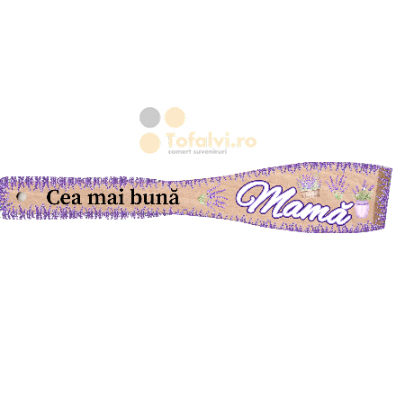 Spatulă decorativă din lemn „Cea mai bună Mamă”10buc/set