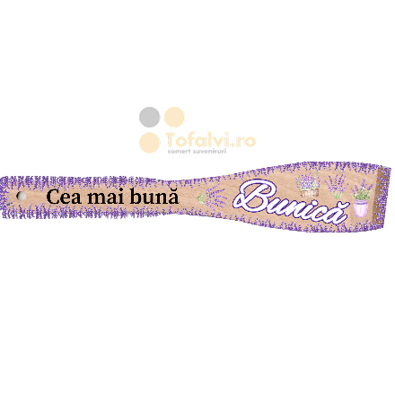 Spatulă decorativă din lemn „Cea mai bună Bunică”10buc/set