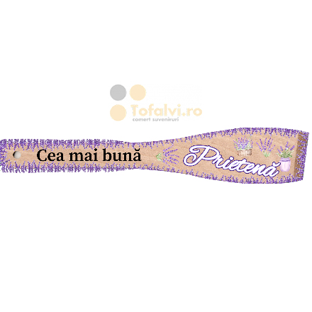Spatulă decorativă din lemn „Cea mai bună Prietenă”