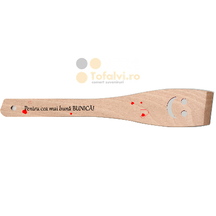 Spatulă decorativă din lemn „Pentru cea mai bună Bunică”