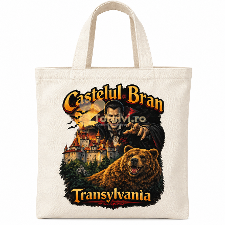Geantă textilă „Castelul Bran – Transylvania”